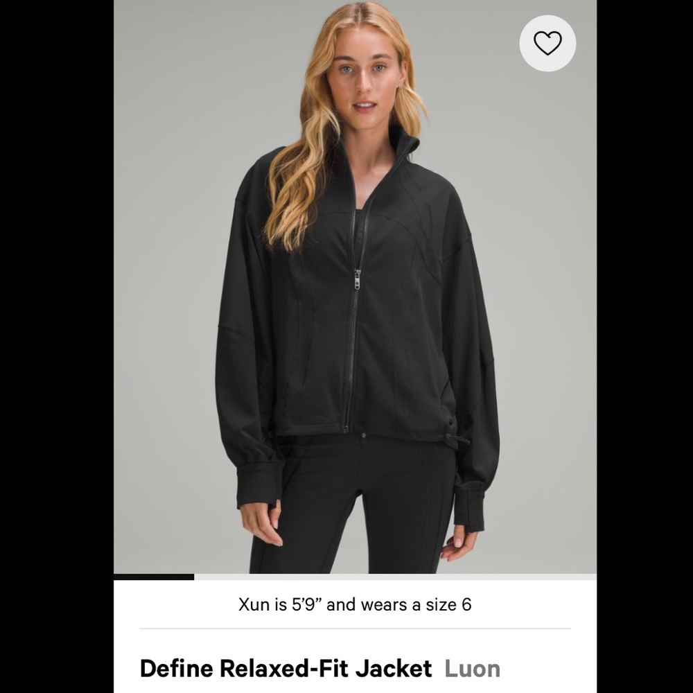 Define relaxed fit jacket